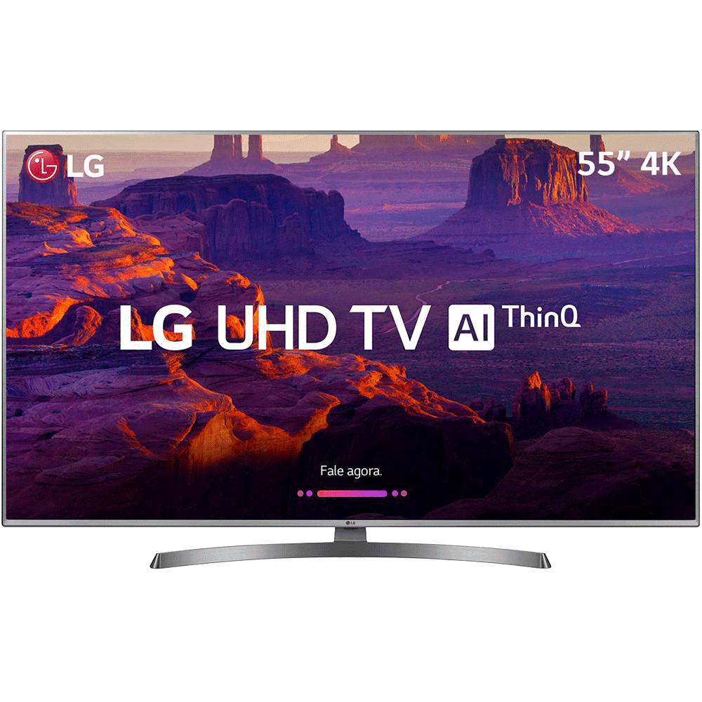 Smart TV LED LG 55" 55UK6530 Ultra HD 4k com Conversor Digital 4 HDMI 2 ...